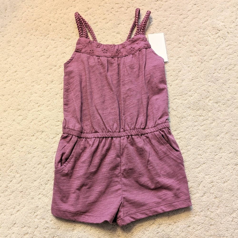 NWT Osh Kosh Purple Tank Romper